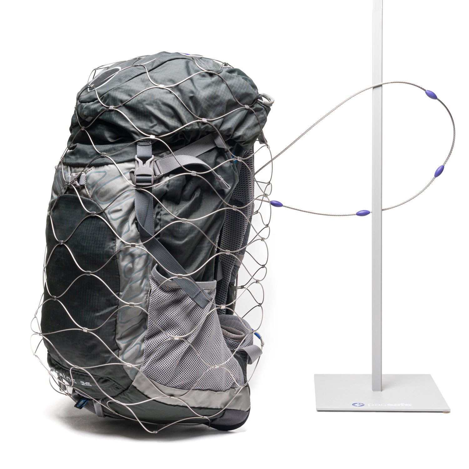 Pacsafe 55L sekkbeskytter bag protector 22-55L tyverisikker