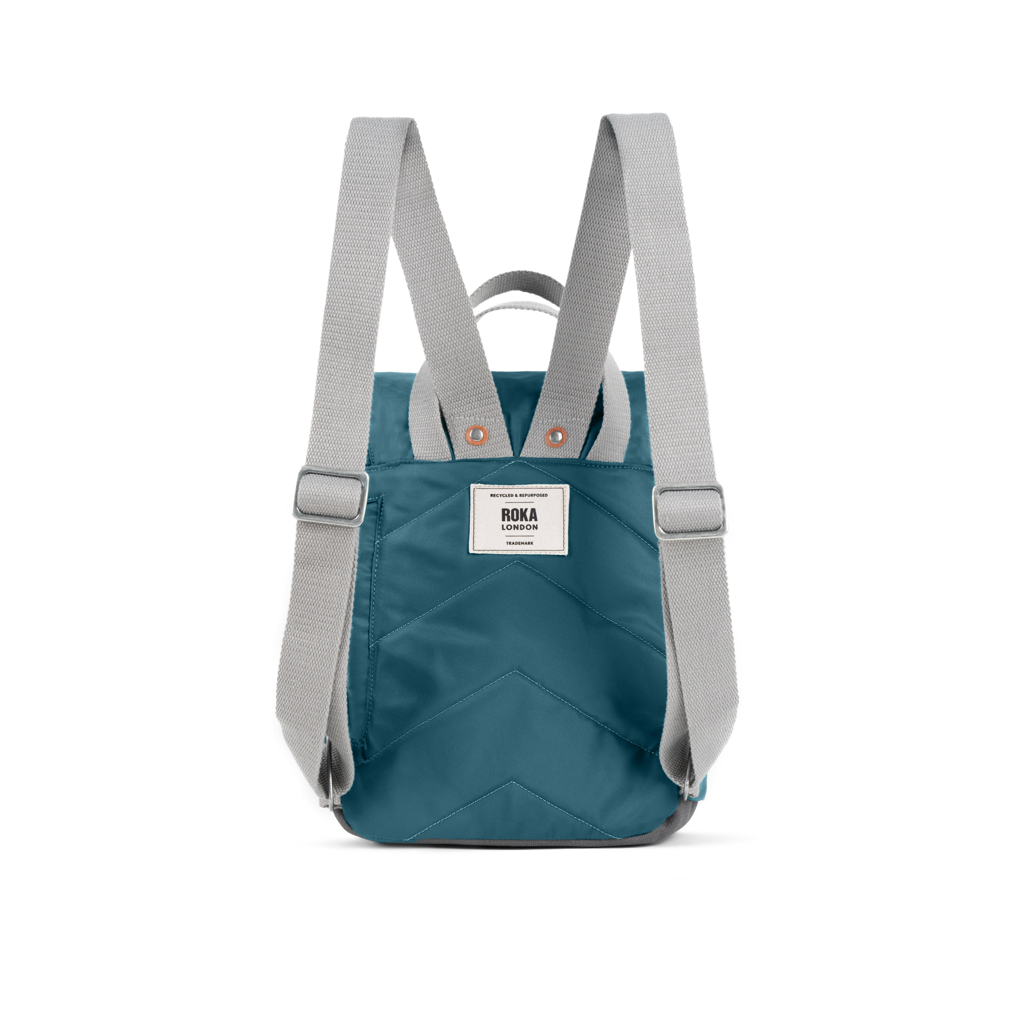 Roka London Canfield Roll Top ryggsekk teal vanntett