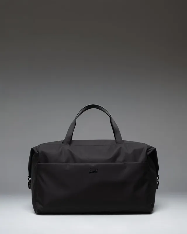 Herschel Maia Weekender weekendbag Black twill skinn