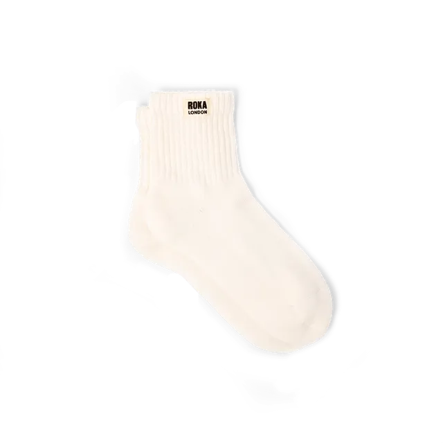 Roka London Windsor crew-sokker marshmallow 36-42 stripete