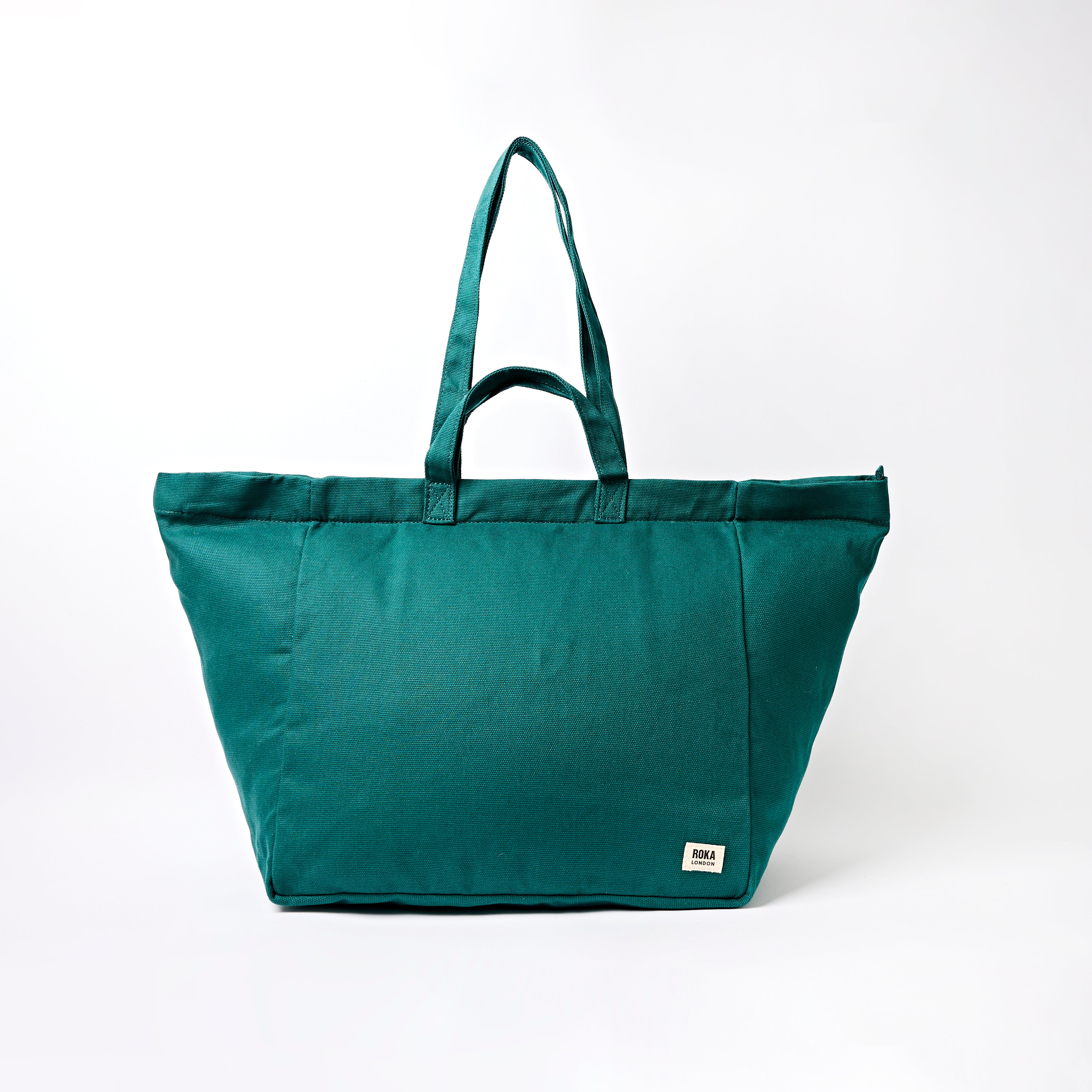 Roka London Marylebone totebag teal 43,4 liter