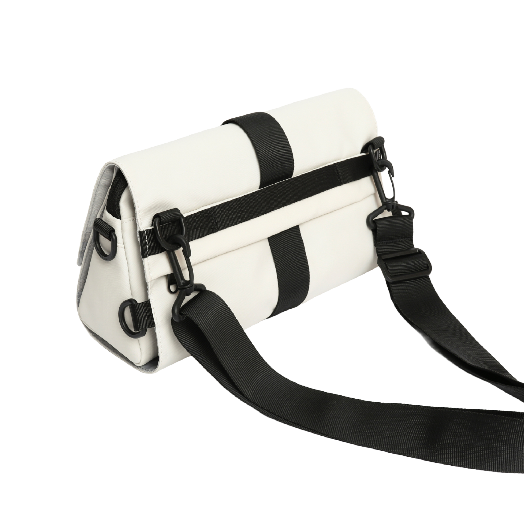 KIWEE Triangle Sling skulderveske hvit 3L vannavvisende