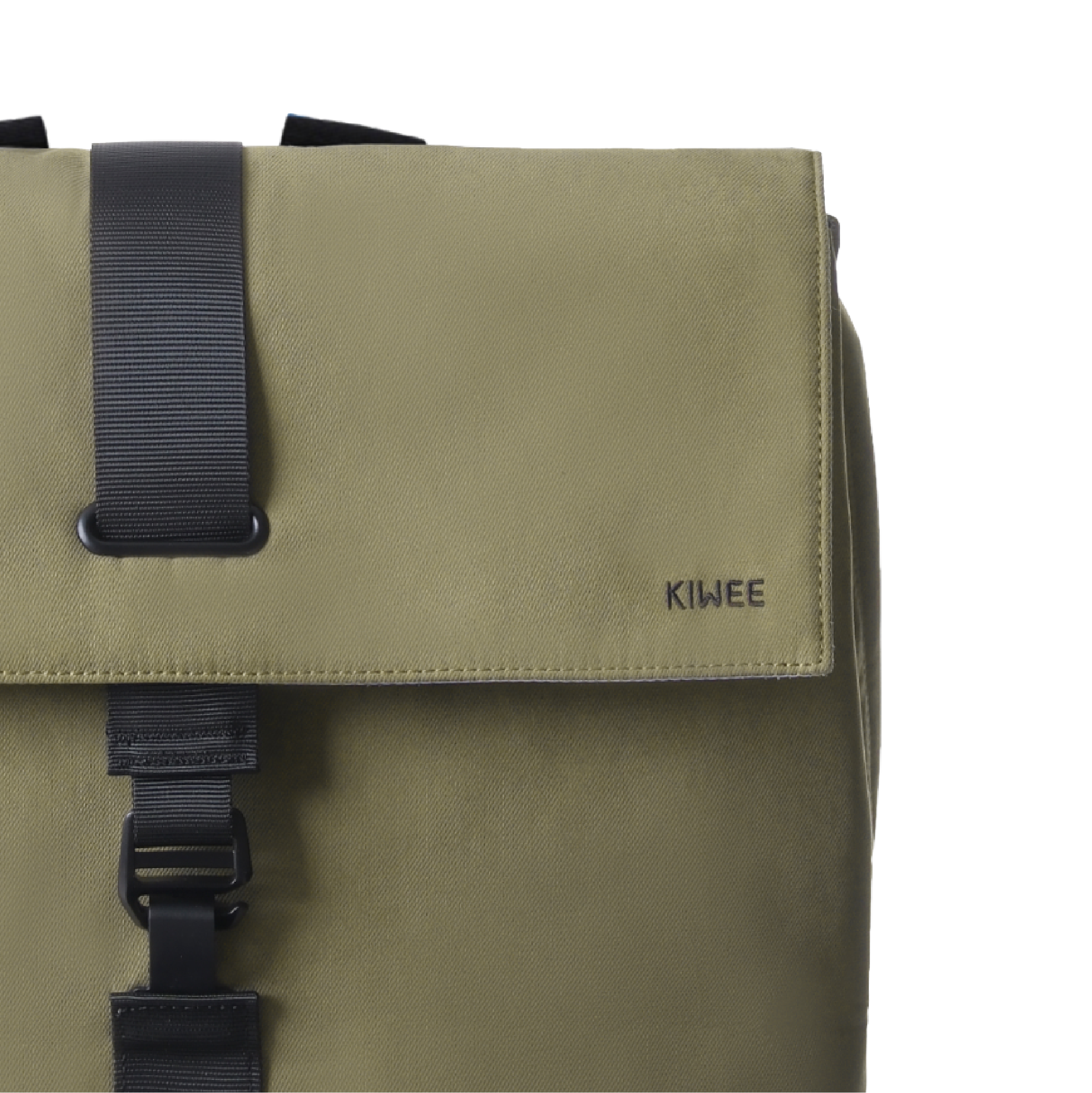 KIWEE Square S ryggsekk mosegrønn 10L laptop 14"
