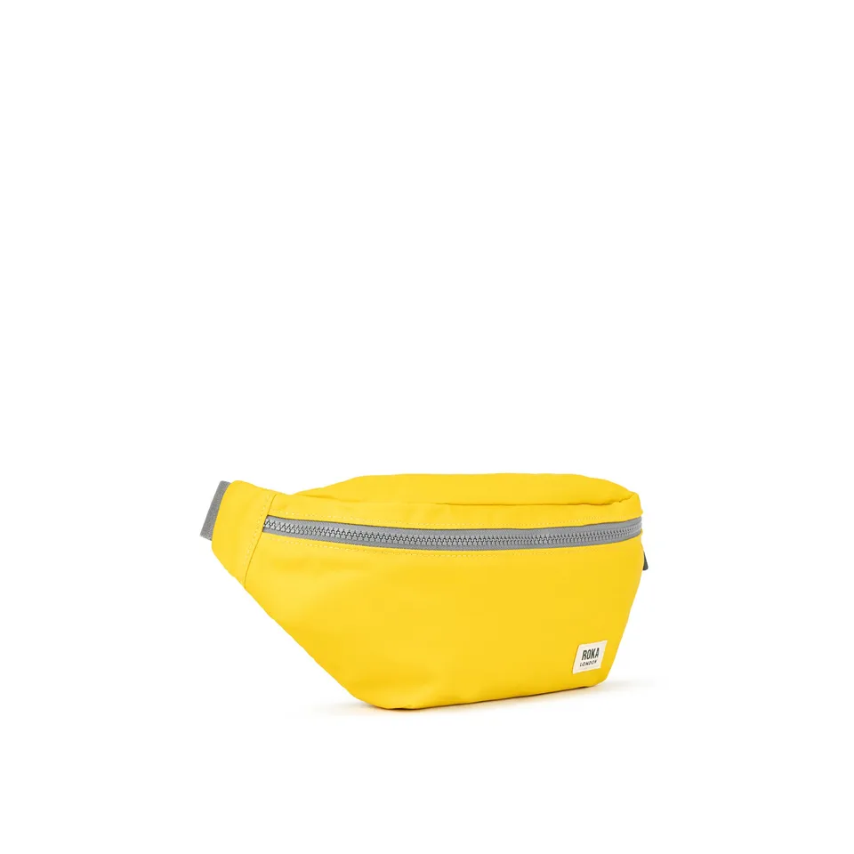 Roka London Jubilee Bag rumpetaske mustard 3,2 liter