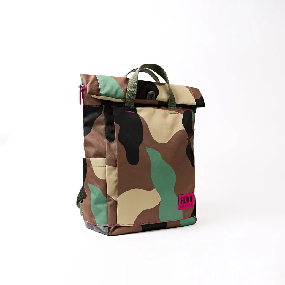 Roka London Camden J Medium ryggsekk camo 14,5 liter