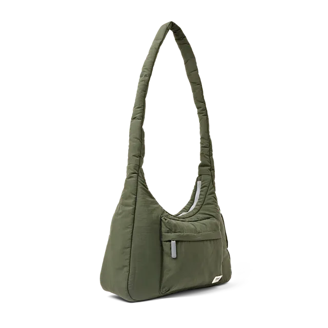 Roka London Belsize Medium skulderveske Olive 14,7L