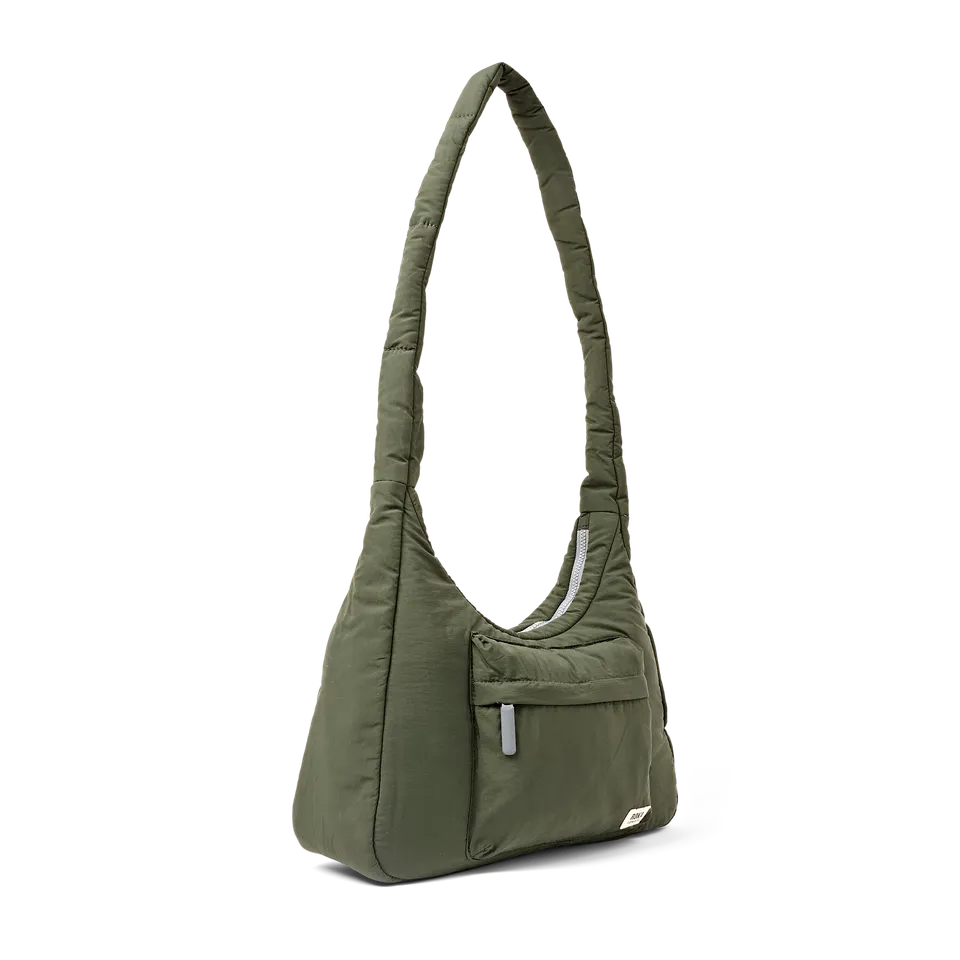 Roka London Belsize Medium skulderveske Olive 14,7L