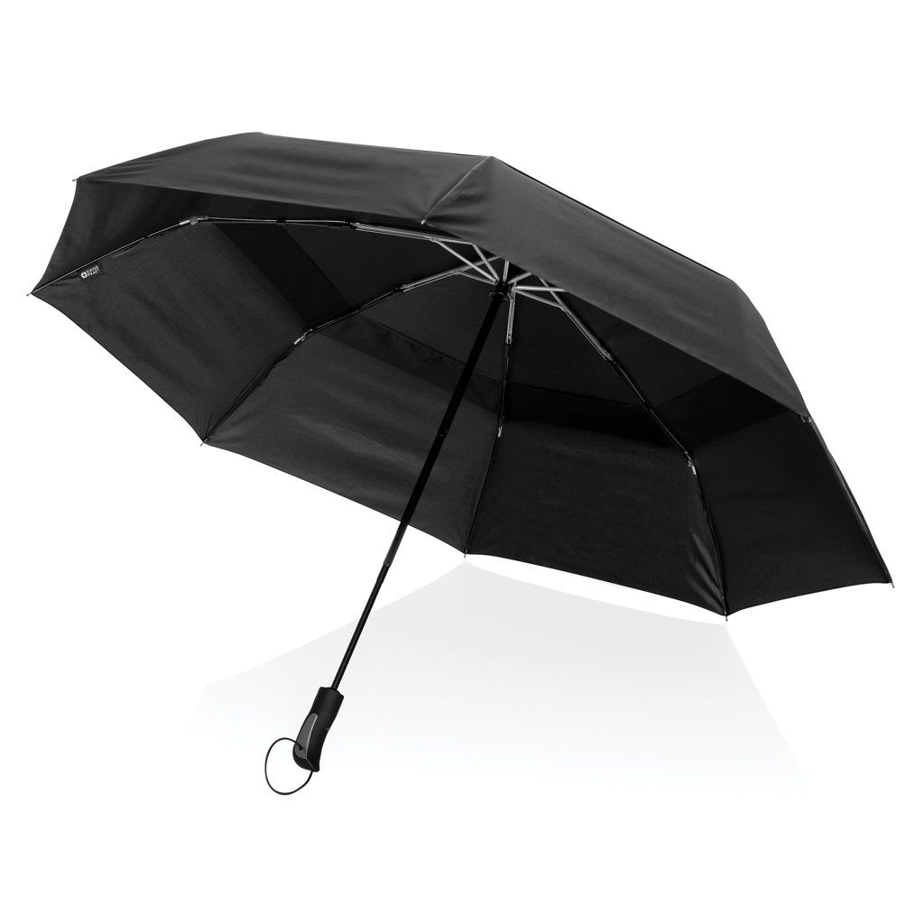 Swiss Peak Tornado 27 paraply svart automatisk