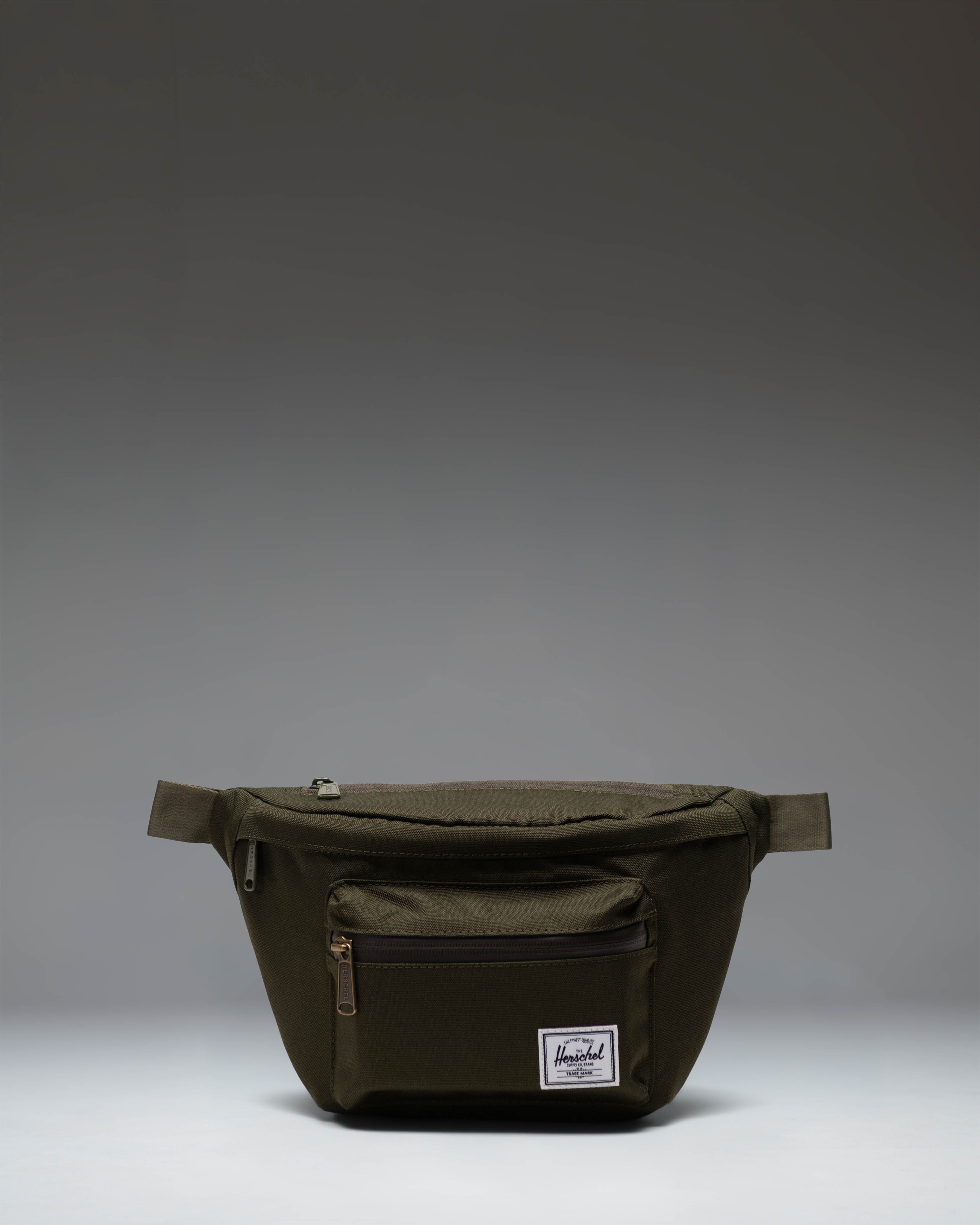 Herschel Pop Quiz midjeveske black 2 lommer