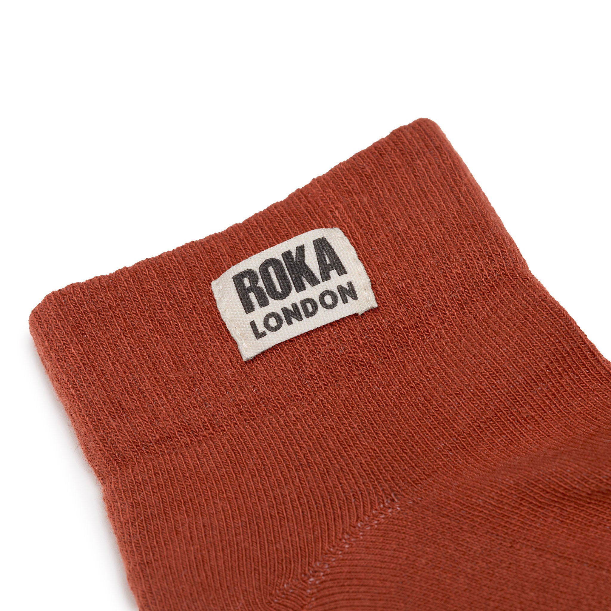 Roka London Wembley ankelsokker brun 36-42 økologisk bomull