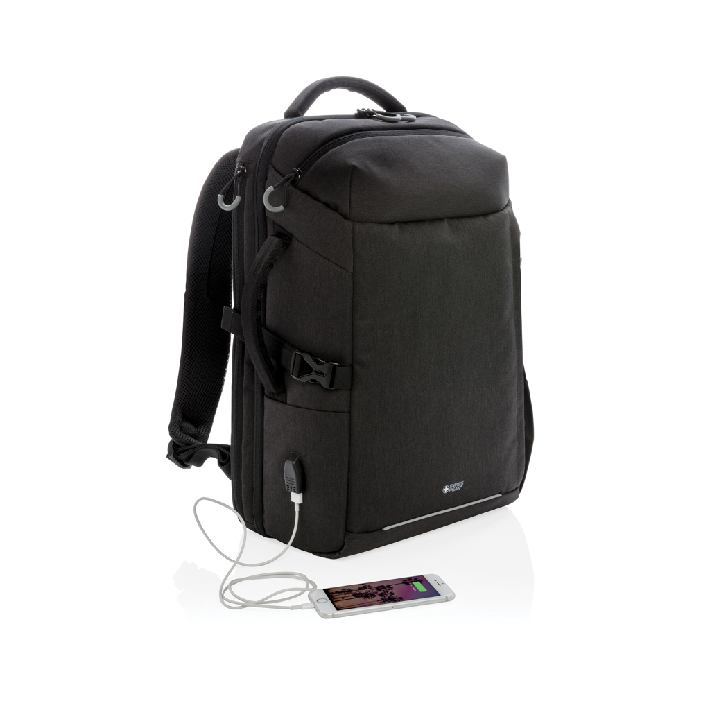 Swiss Peak AWARE XXL weekend ryggsekk svart – handbagasje