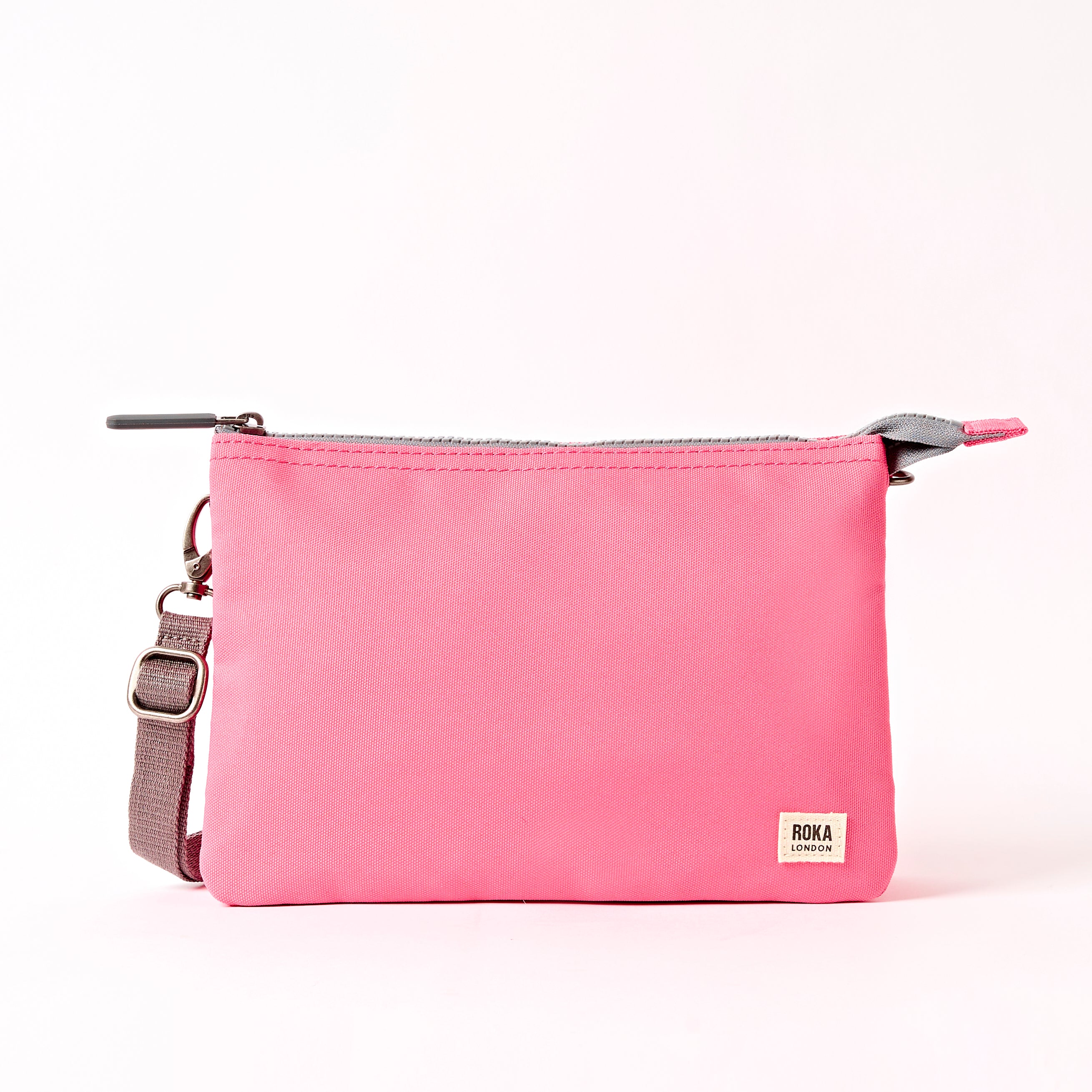 Roka London Carnaby XL crossbody Pink Lemonade 0,5 liter clutch