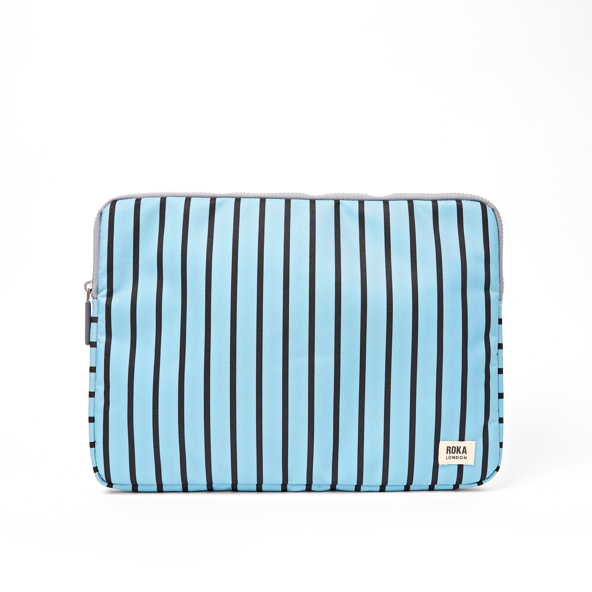Roka London Brick Lane laptopveske Blue Stripe 14" vanntett