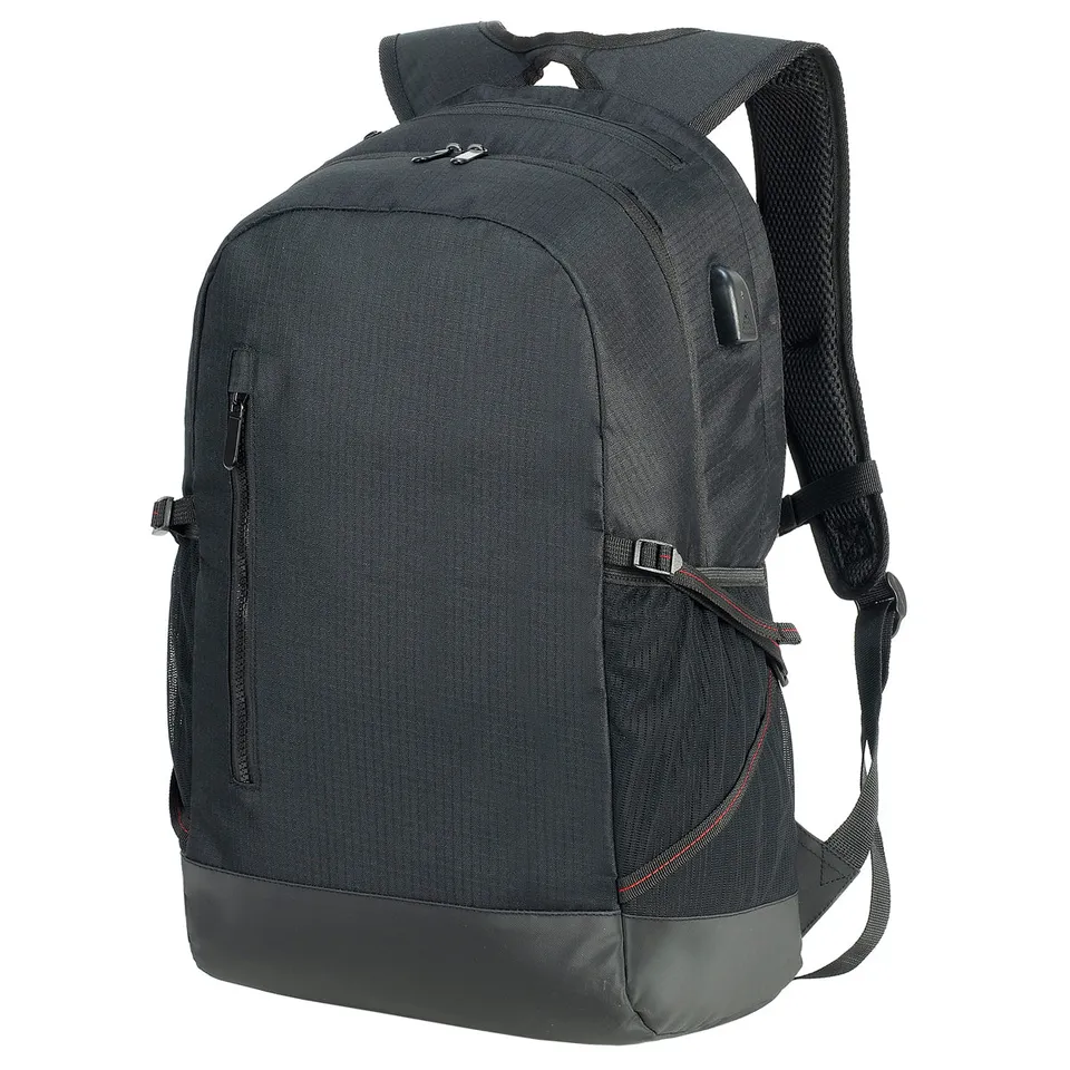 Shugon Leipzig laptopsekk 15,6" svart USB-tyverisikker