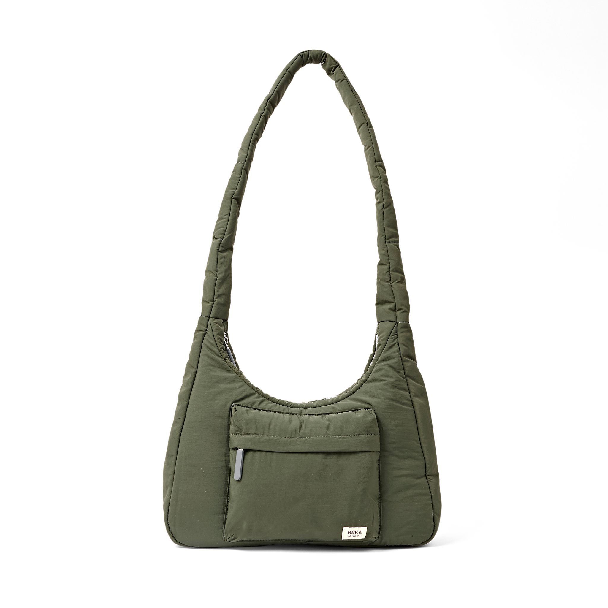 Roka London Belsize Medium skulderveske Olive 14,7L