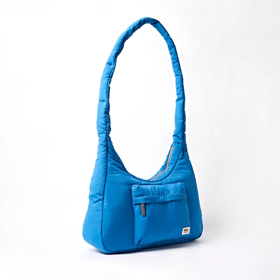 Roka London Belsize crossbody Malibu Blue Medium 14,7 l