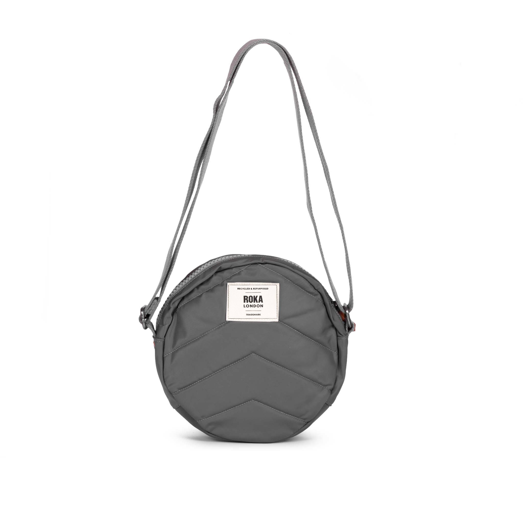 Roka London Paddington Small skulderveske graphite rund