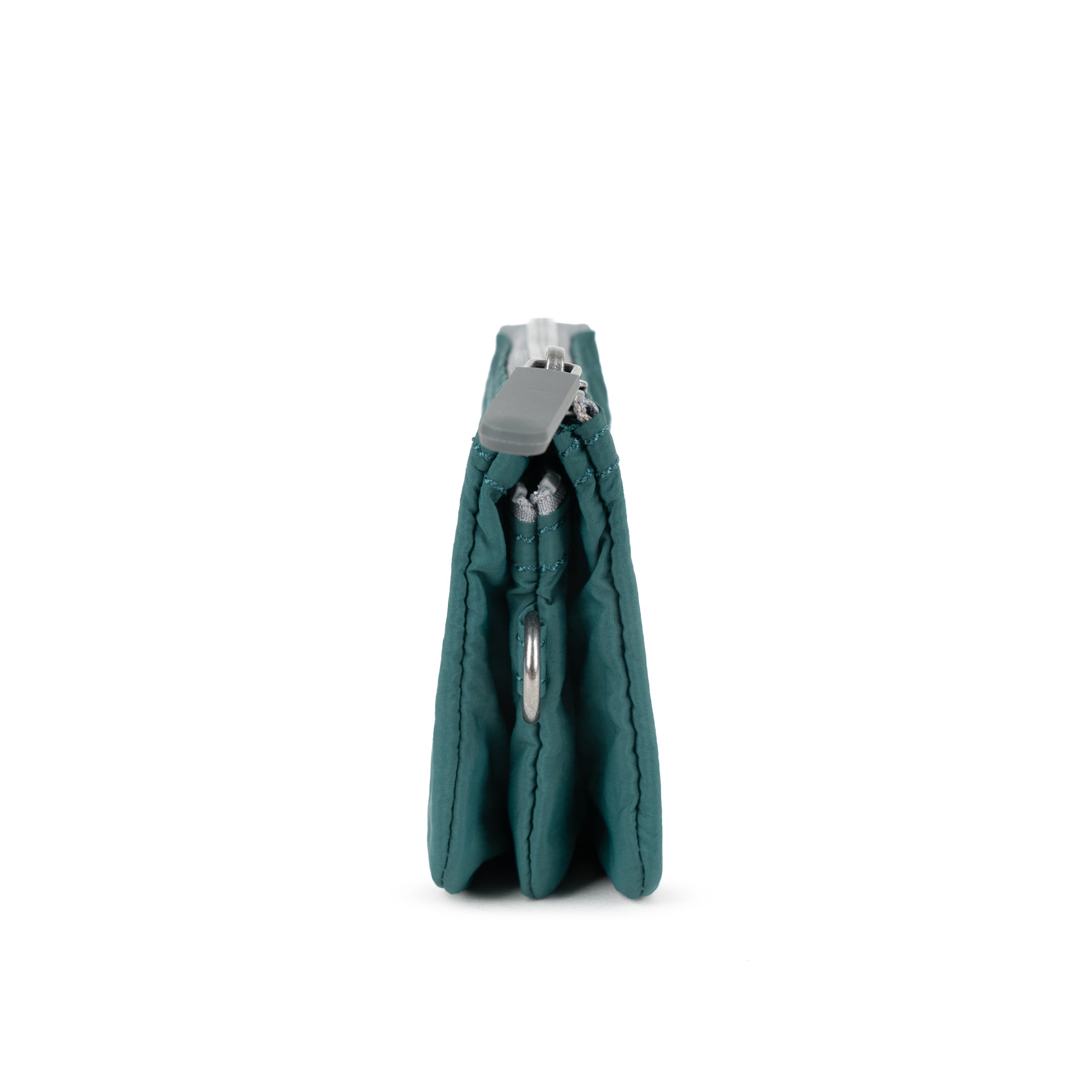 Roka London Carnaby lommebok Teal Small resirkulert