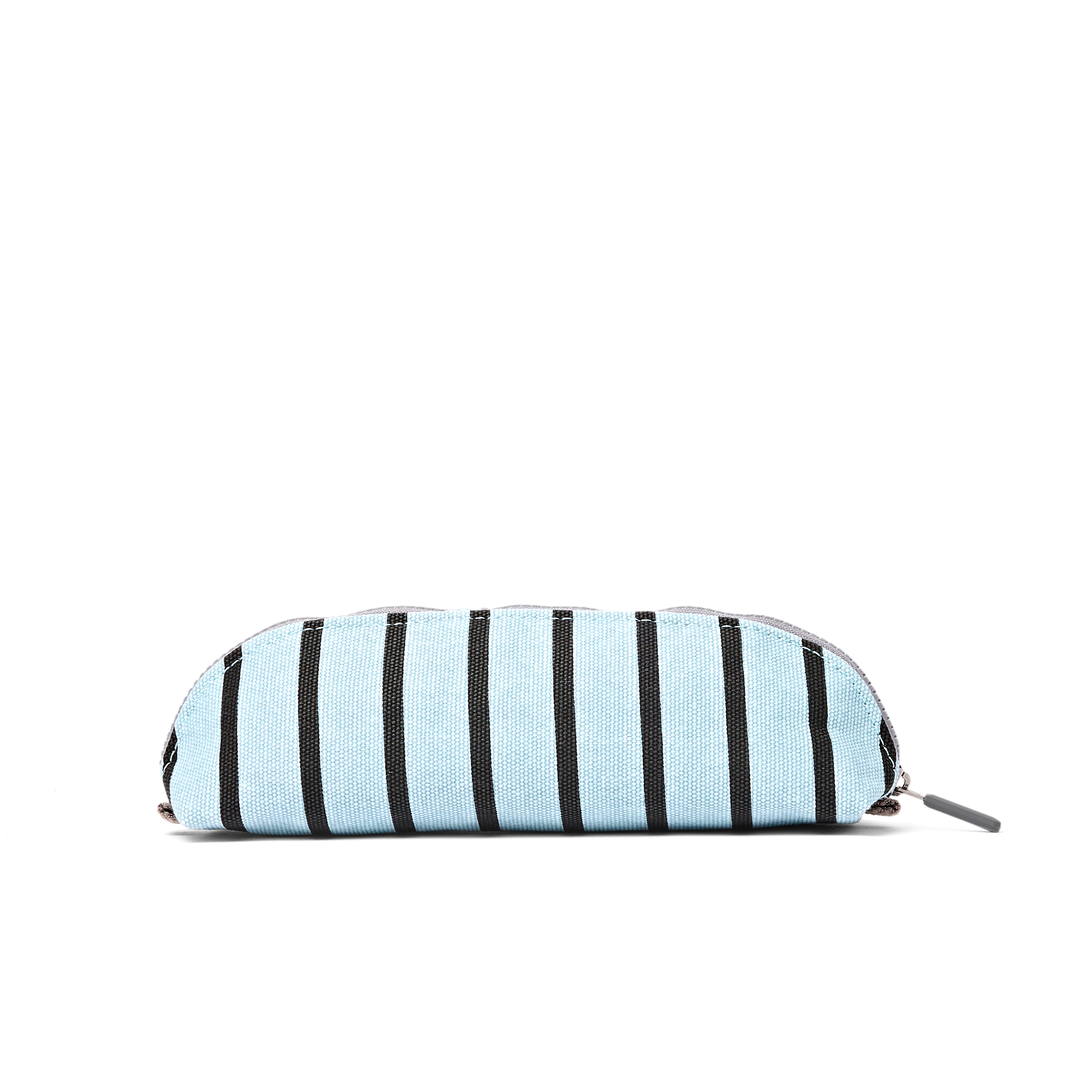 Roka London Tate etui small blå stripe bomullscanvas