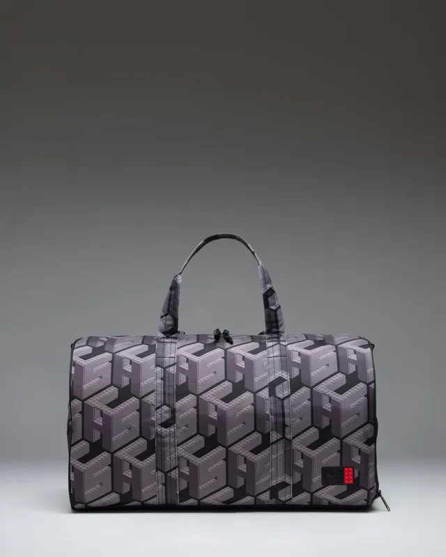Herschel Novel LEGO Duffel reiseveske monogram svart
