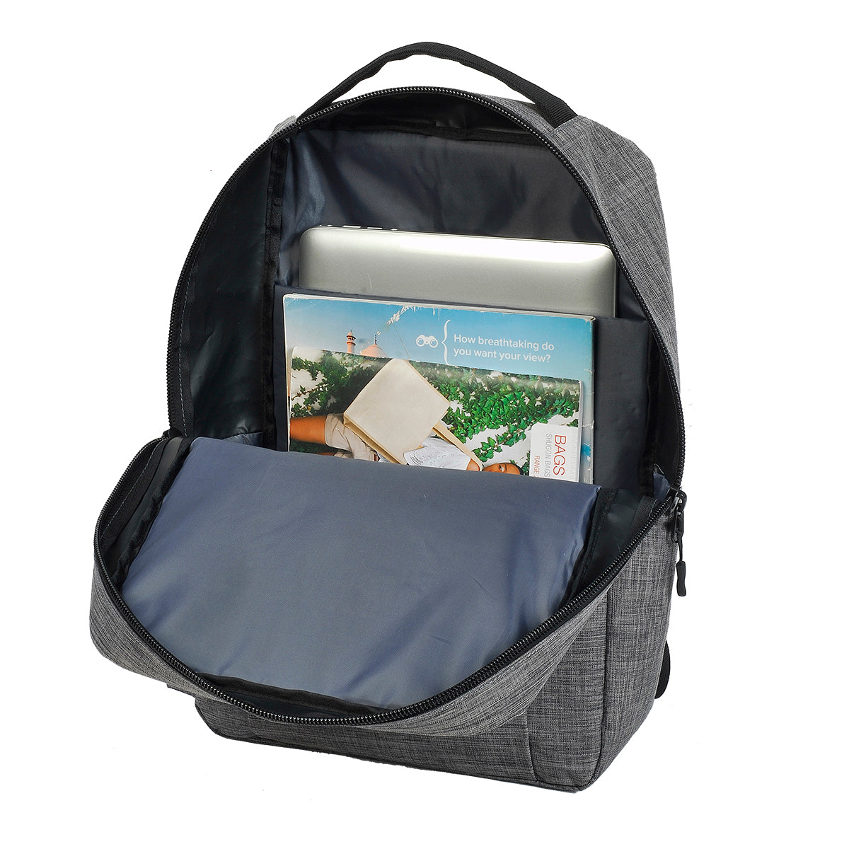 Shugon Sembach laptopryggsekk svart melange 15,6"