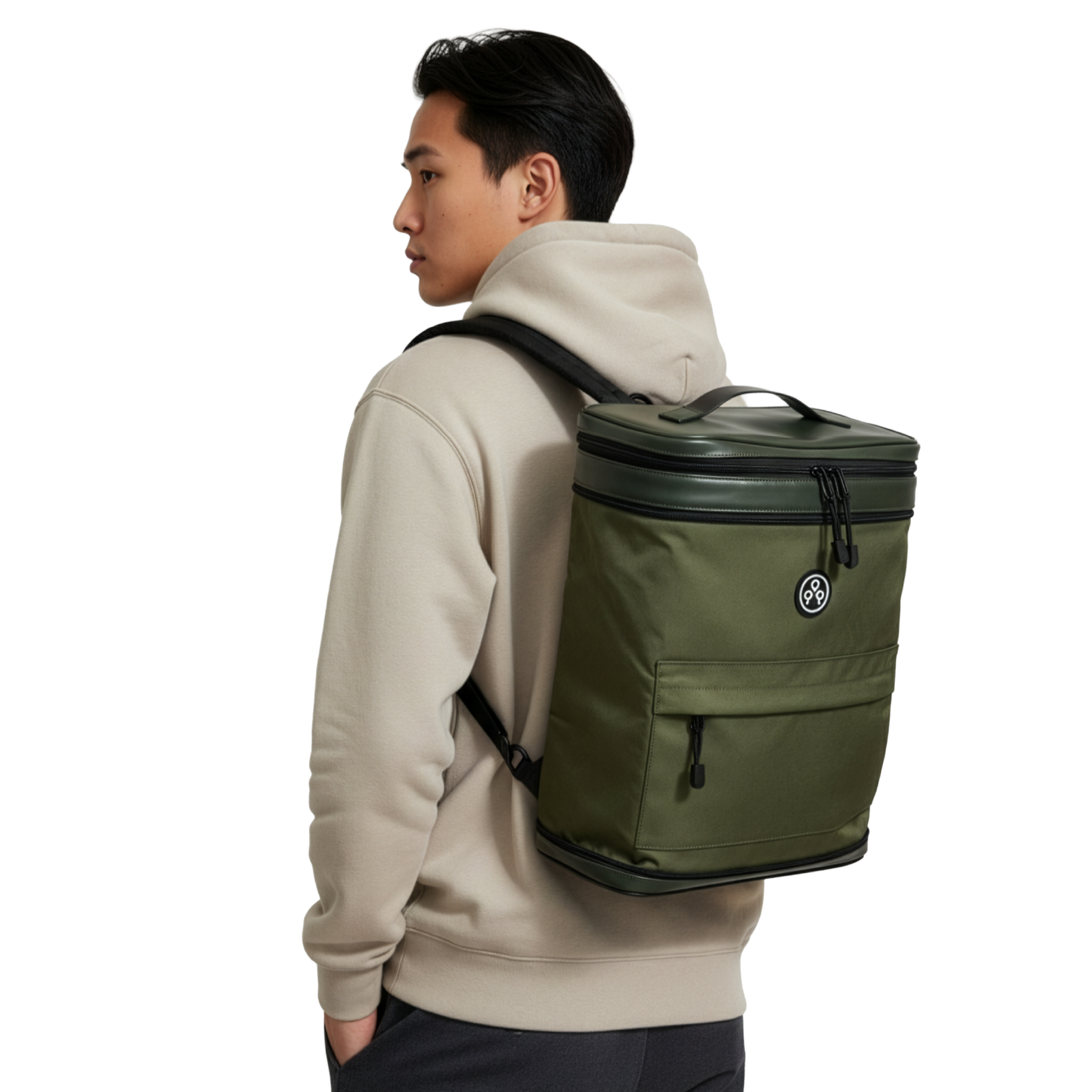 KIWEE Sandwich Backpack ryggsekk 15 L khaki