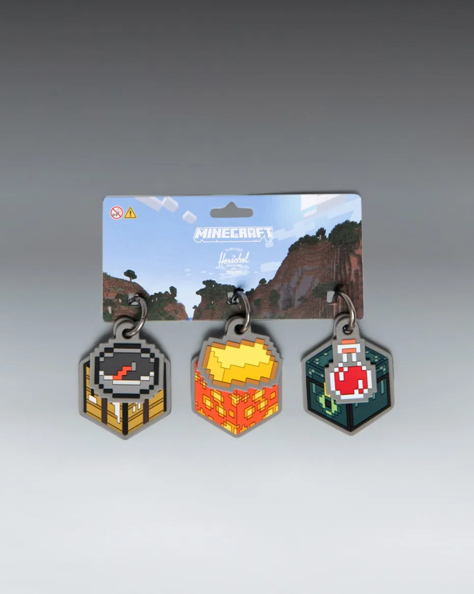 Herschel Minecraft Charm veskeanheng Multi 6-pk
