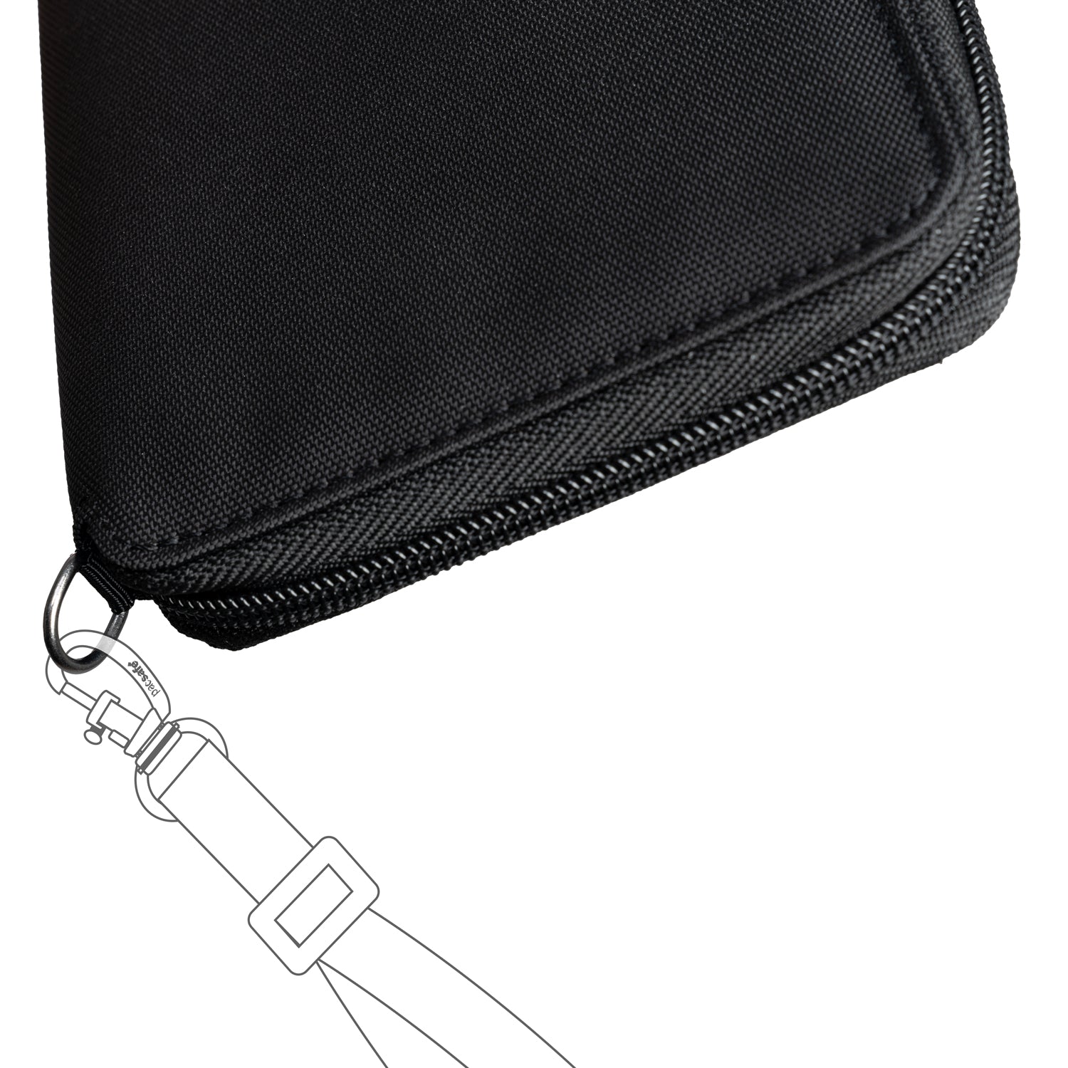 Pacsafe RFIDsafe reiselommebok Black RFID 2 pass