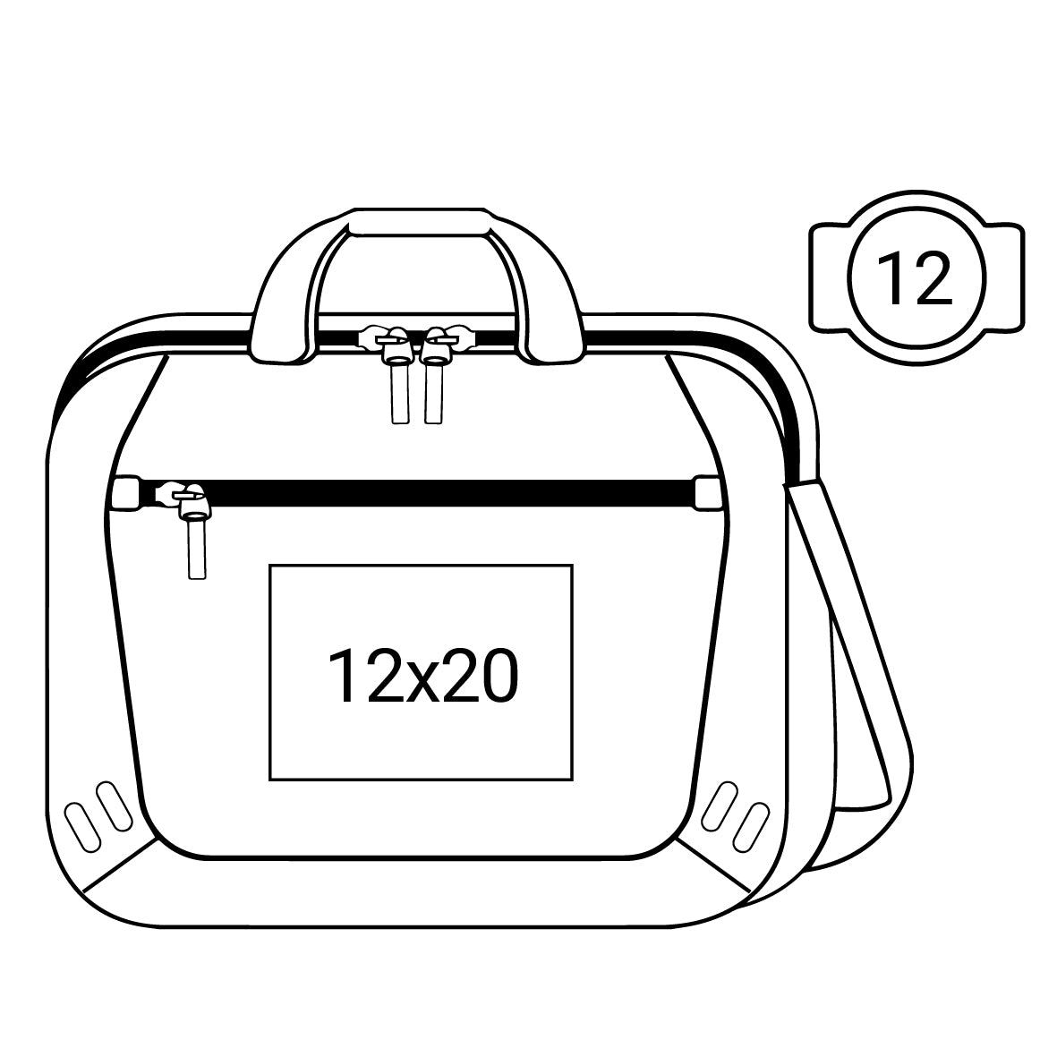 Shugon Marseille Messenger pc-veske 15,6" svart