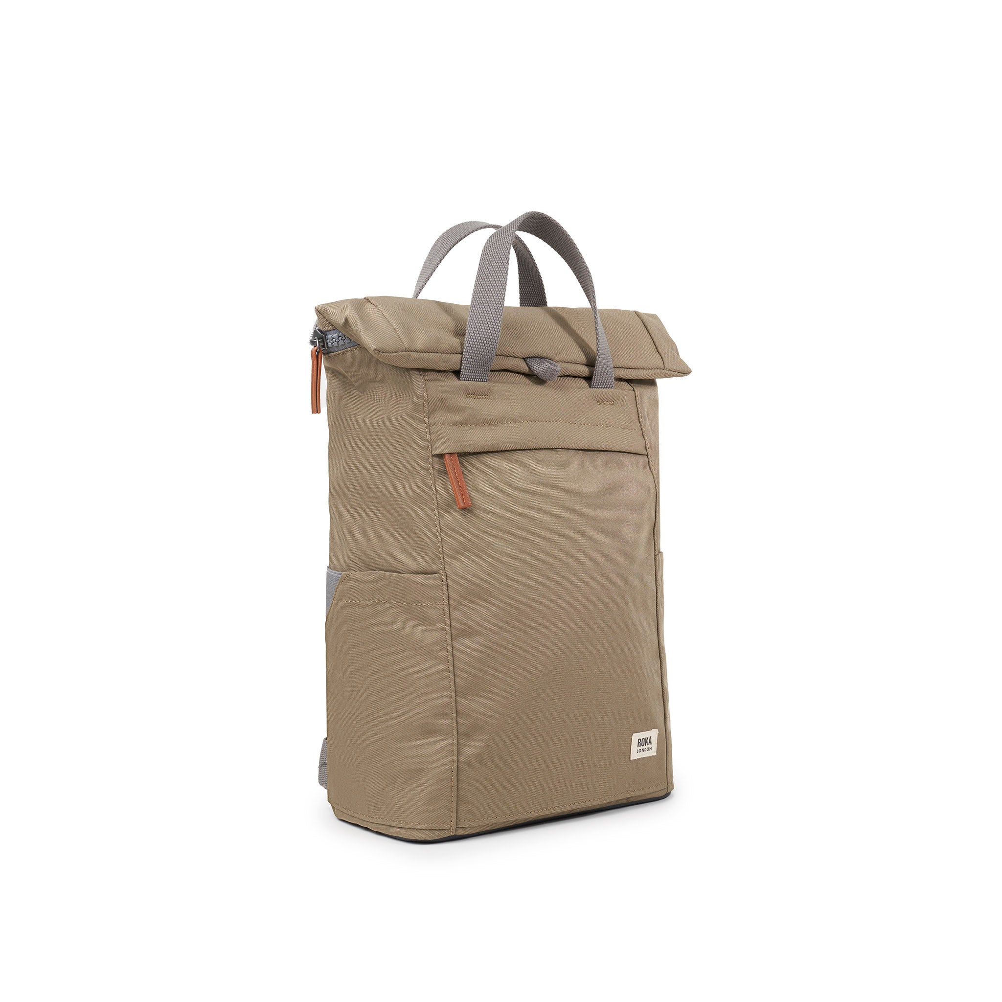 Roka London Finchley ryggsekk Small Taupe minimalistisk