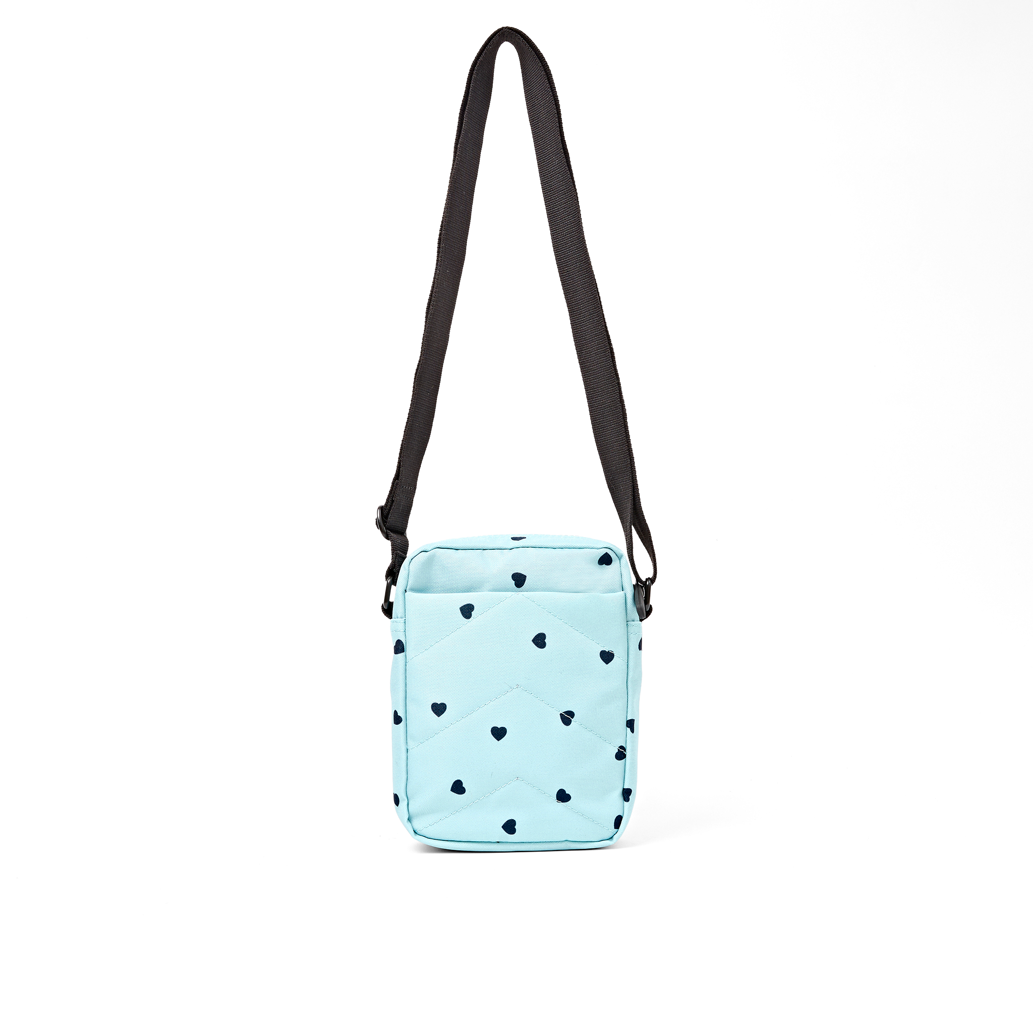 Roka London Bond Pocket skulderveske heart print small 1,5 liter