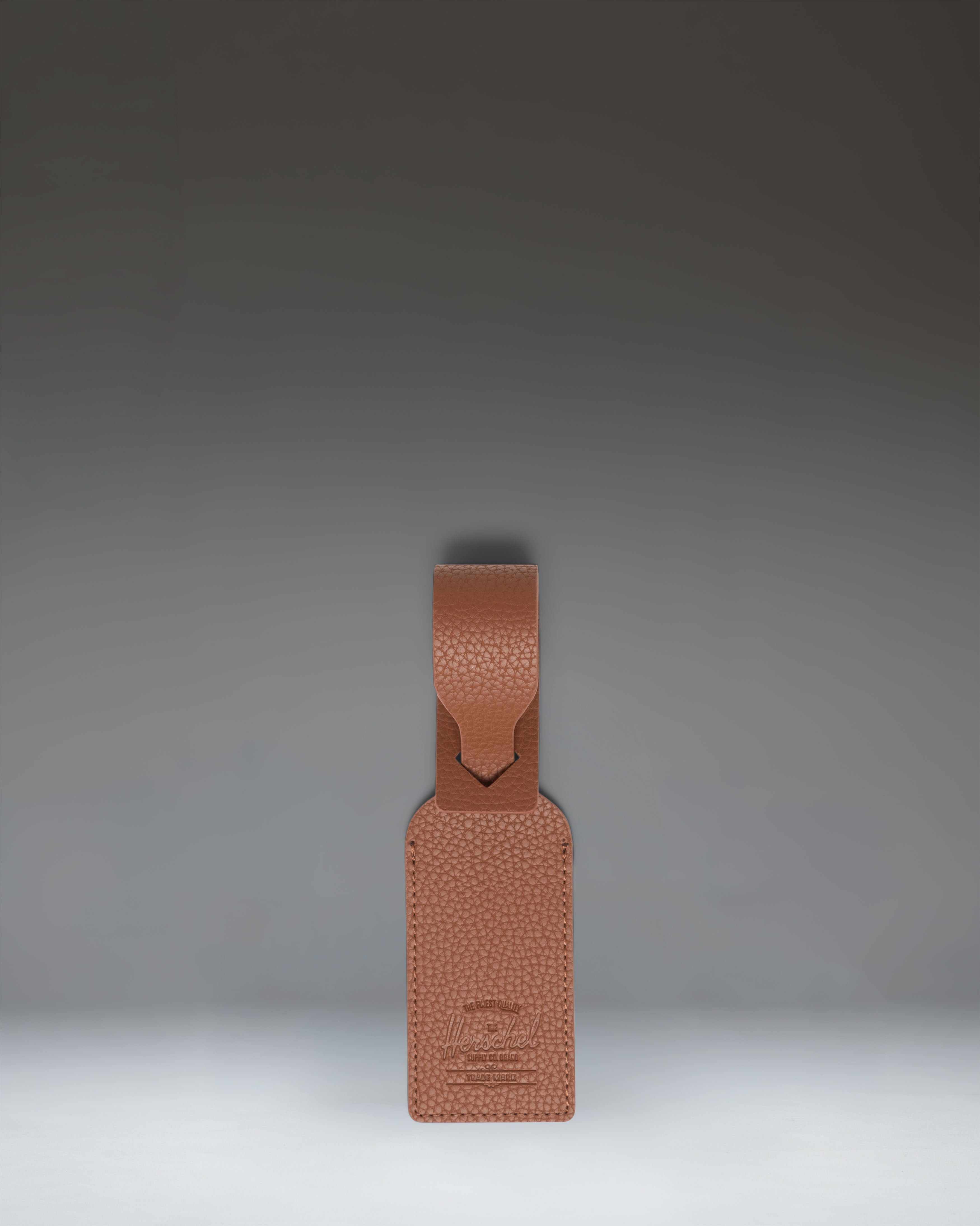 Herschel Luggage Tag bagasjelapp svart kunstlær