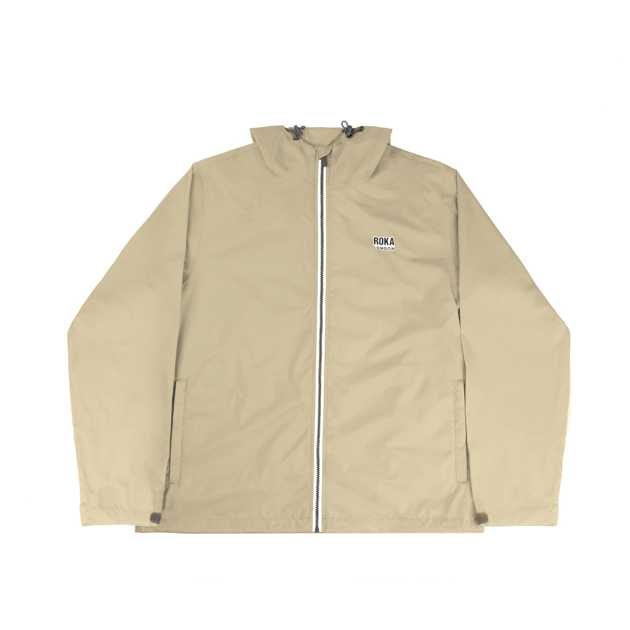 Roka London Holborn regnjakke taupe 10000 mm