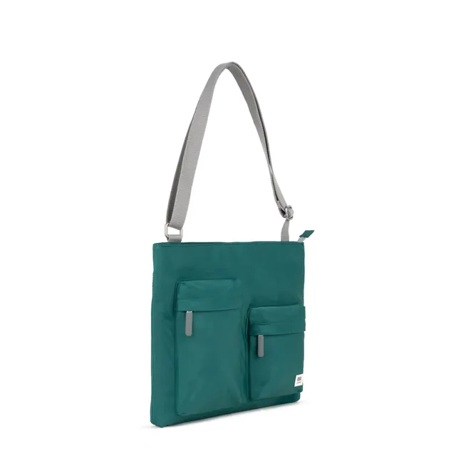Roka Moorgate Messenger skulderveske Teal Medium 3,2L