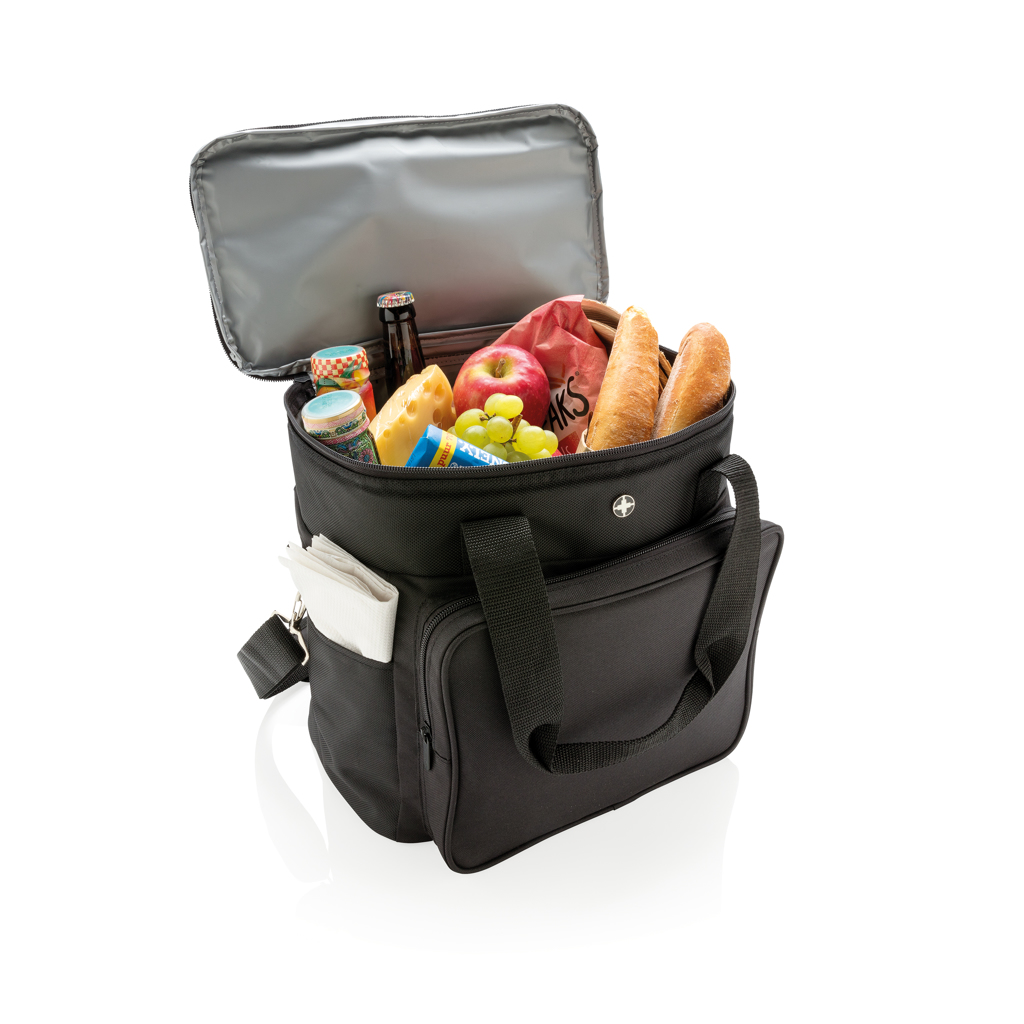 Swiss Peak kjølebag svart 20 bokser polyester