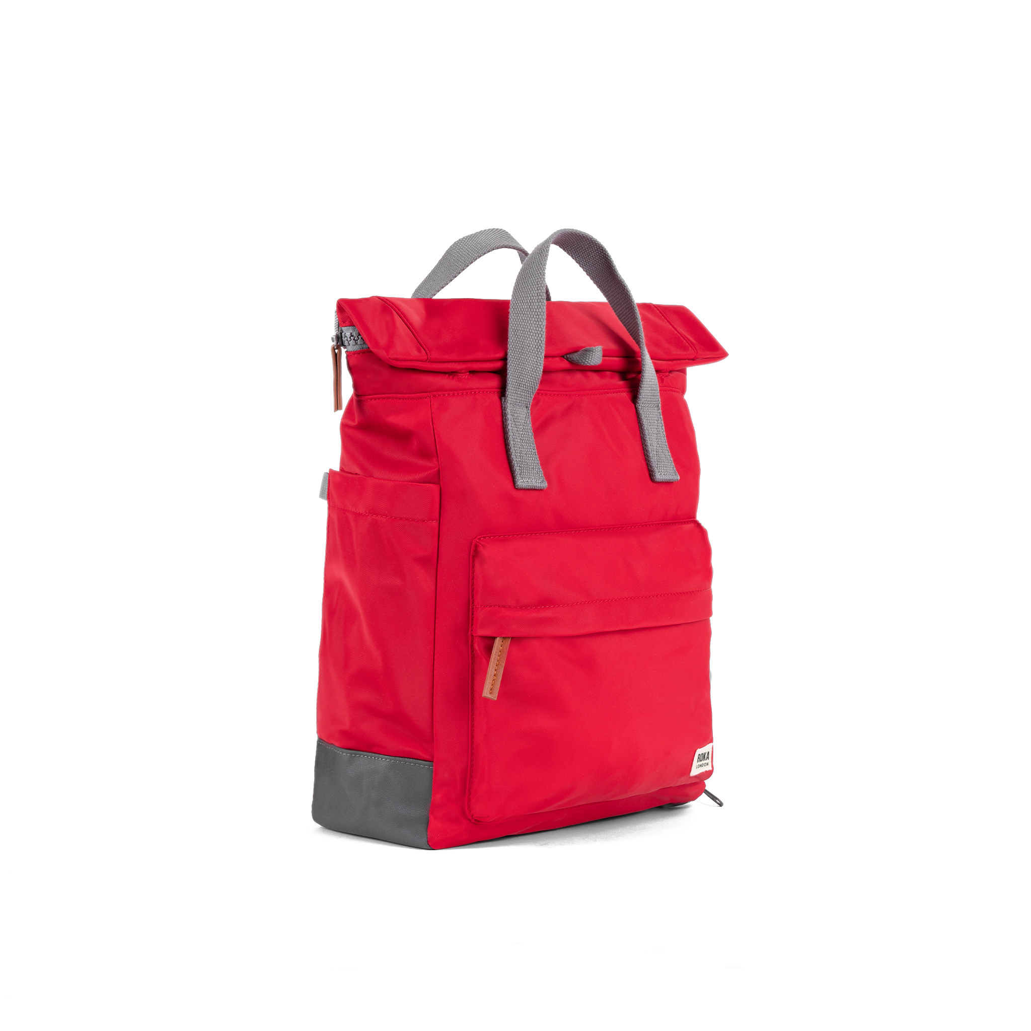 Roka London Bayswater paraplyryggsekk Medium Cranberry 14,6L