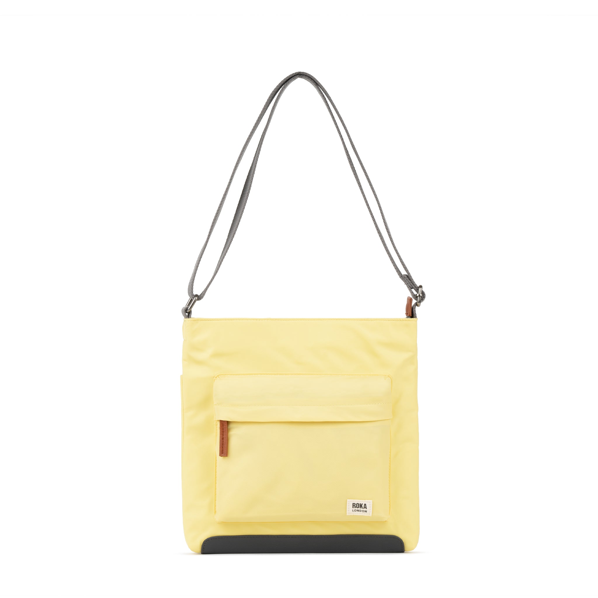 Roka London Kennington Medium skulderveske Citron