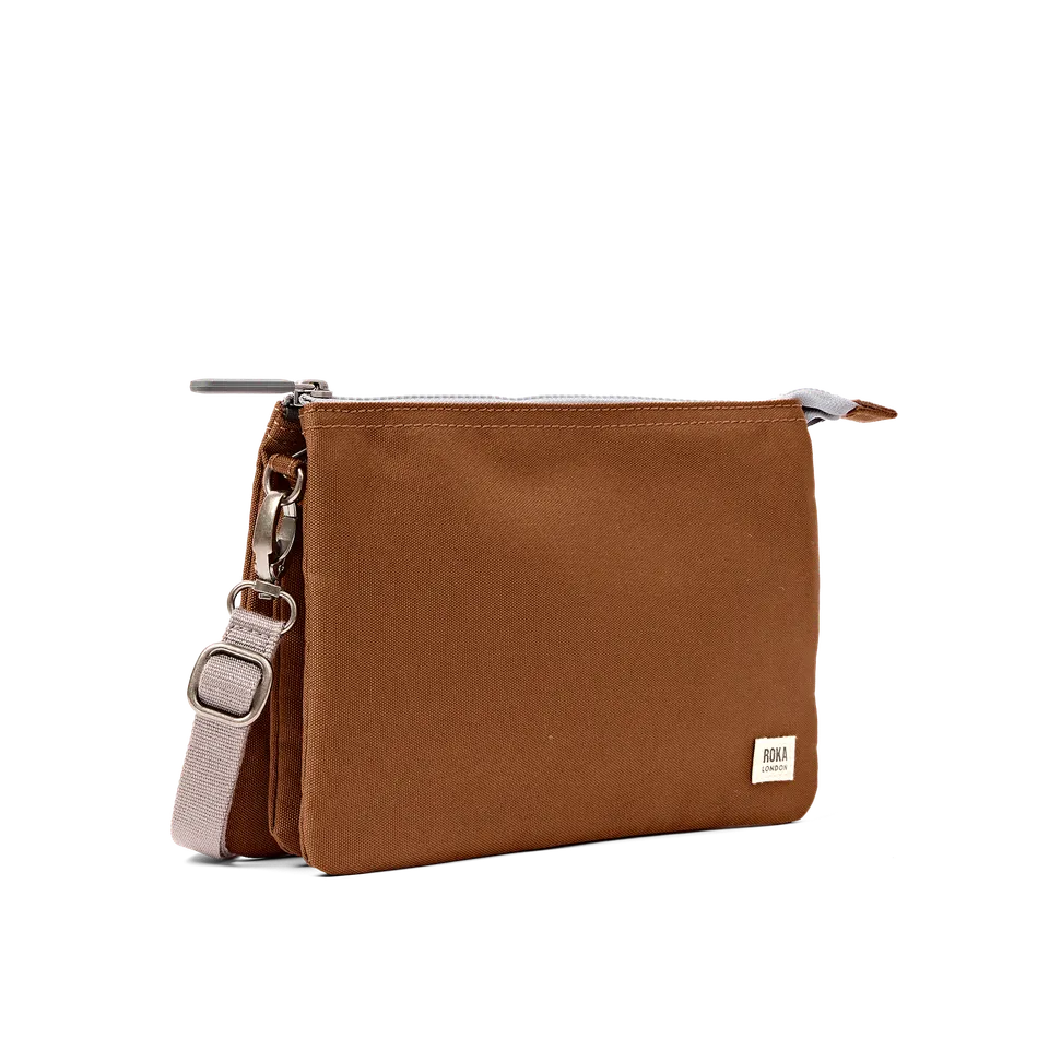 Roka London Carnaby XL crossbody Cinnamon 0,5 liter