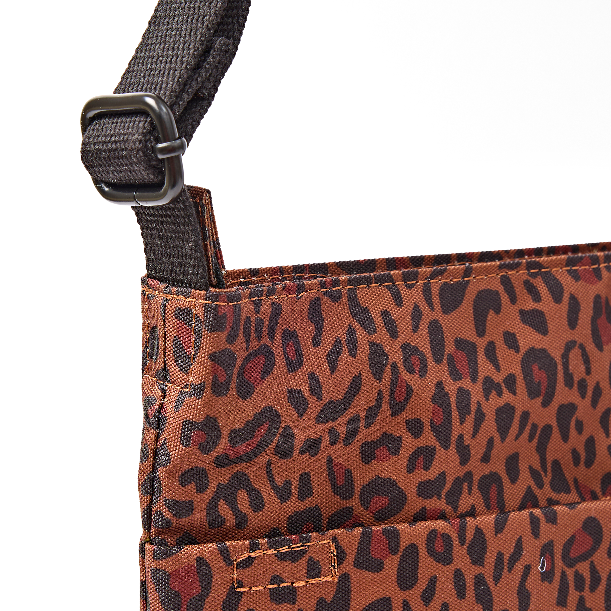 Roka London Kennington crossbody corn mini leopard medium