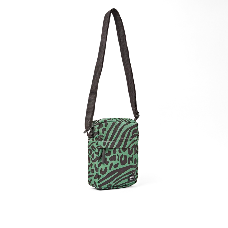 Roka London Bond Pocket crossbody-veske Animal Artichoke small 1,5l