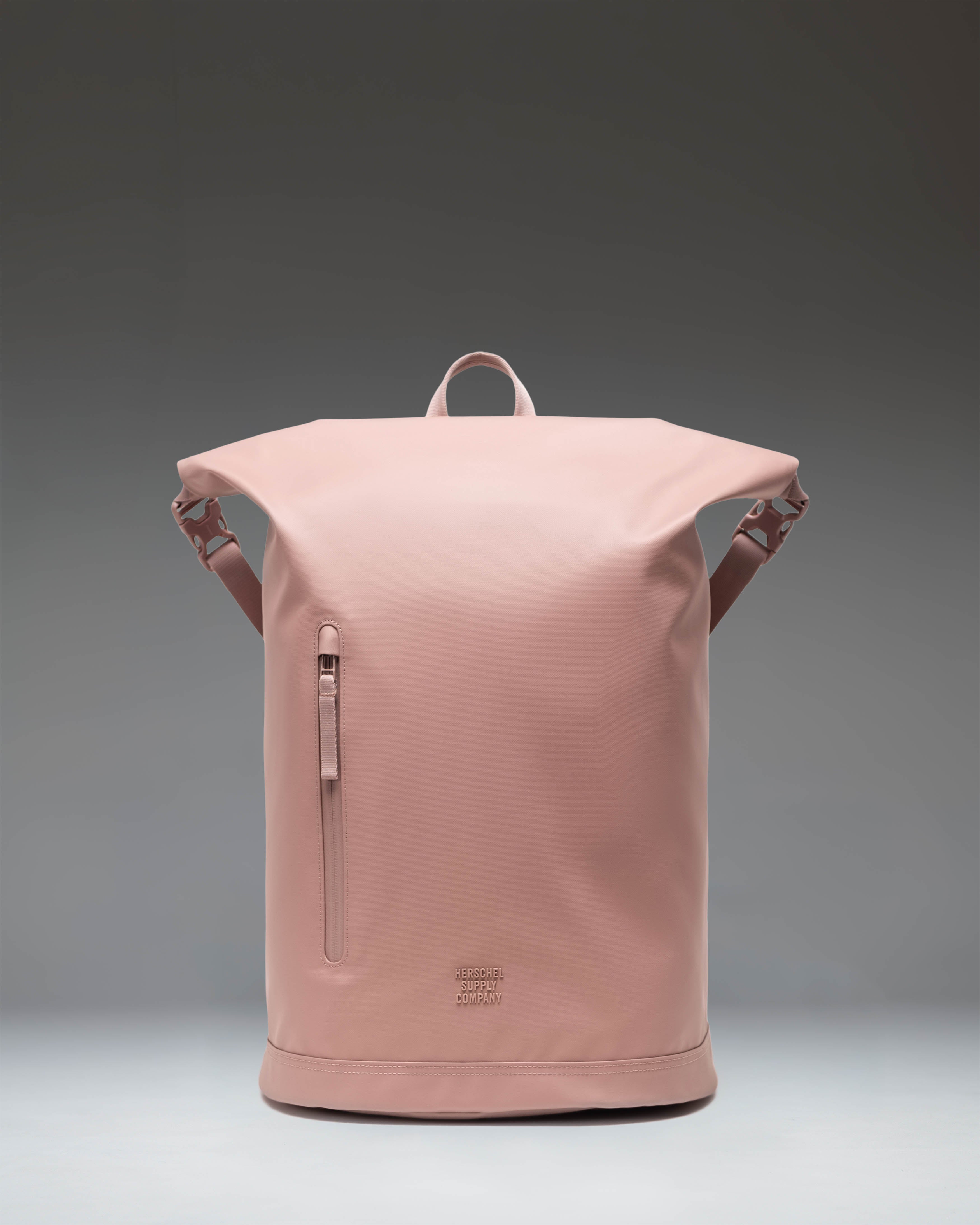 Herschel Roll Top ryggsekk Black væravvisende