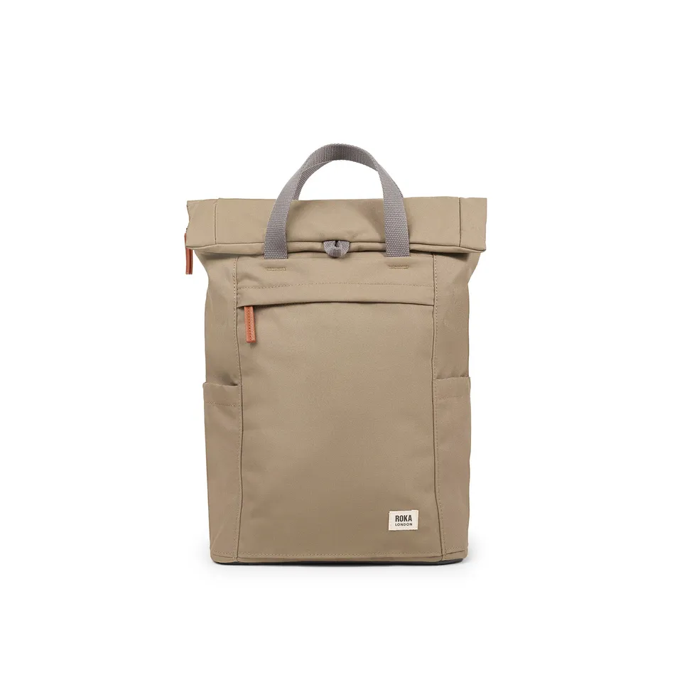 Roka London Finchley ryggsekk Small Taupe minimalistisk