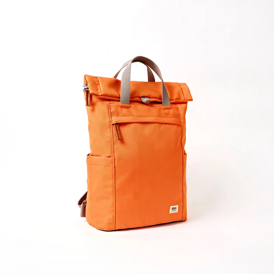 Roka London Finchley Small ryggsekk jaffa oransje vanntett