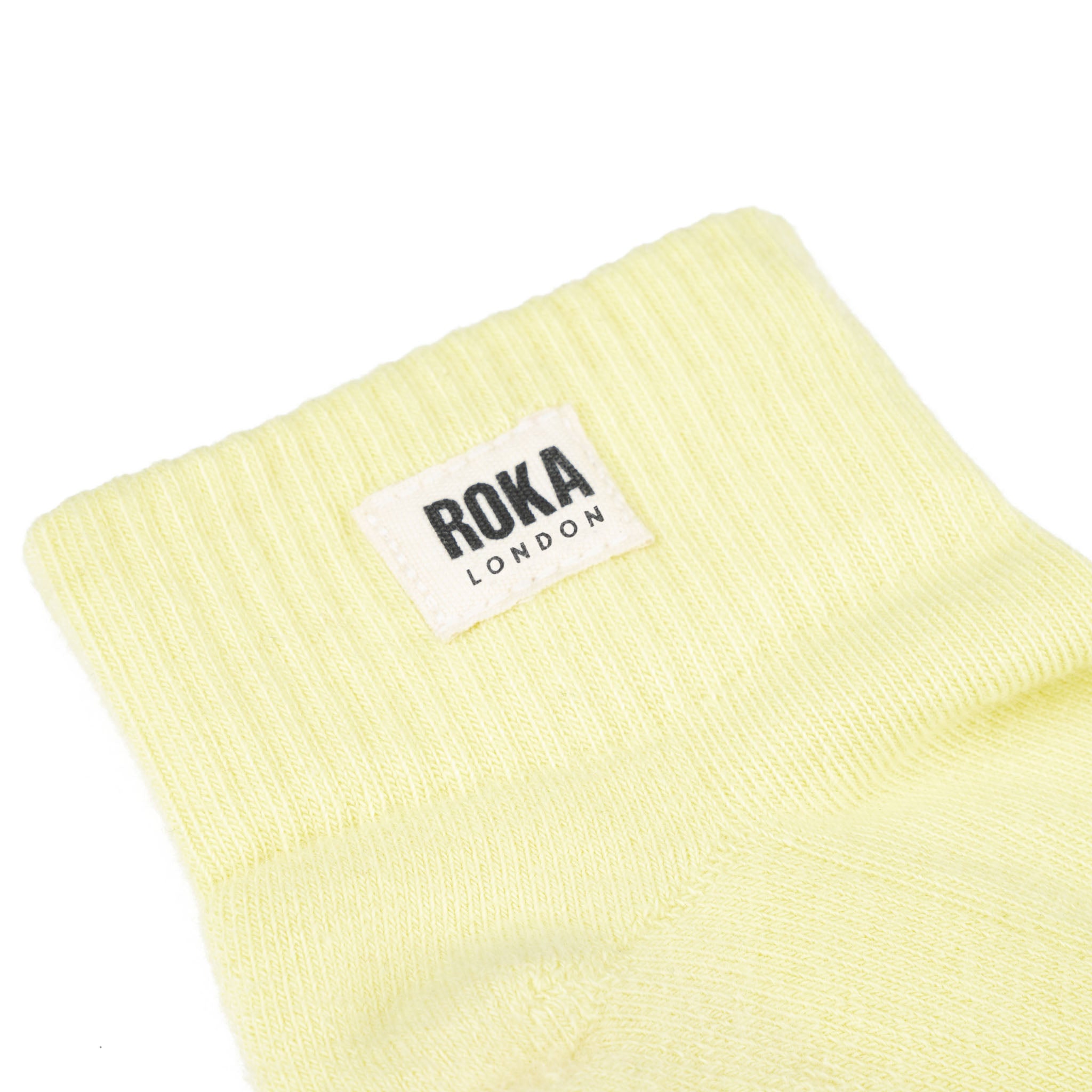 Roka London Wembley ankelsokker lemonade bomull
