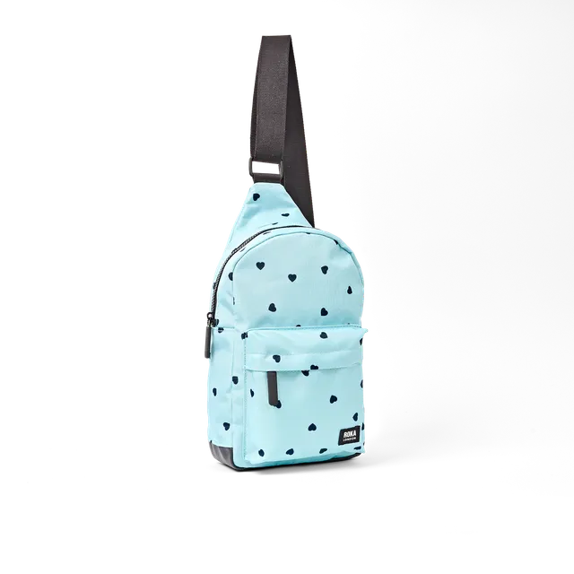 Roka London Willesden Large skulderveske Heart Print 5 liter
