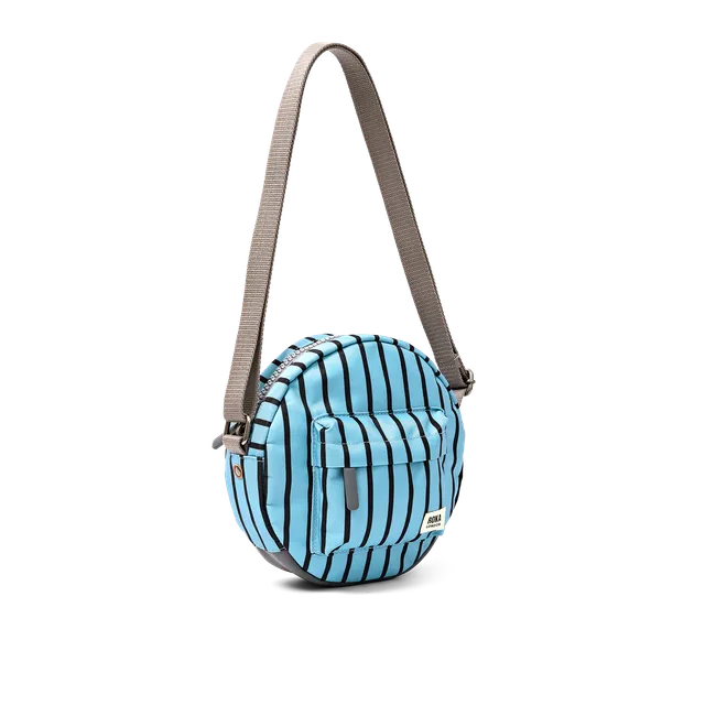 Roka London Paddington Small crossbody blue stripe 4,1 l