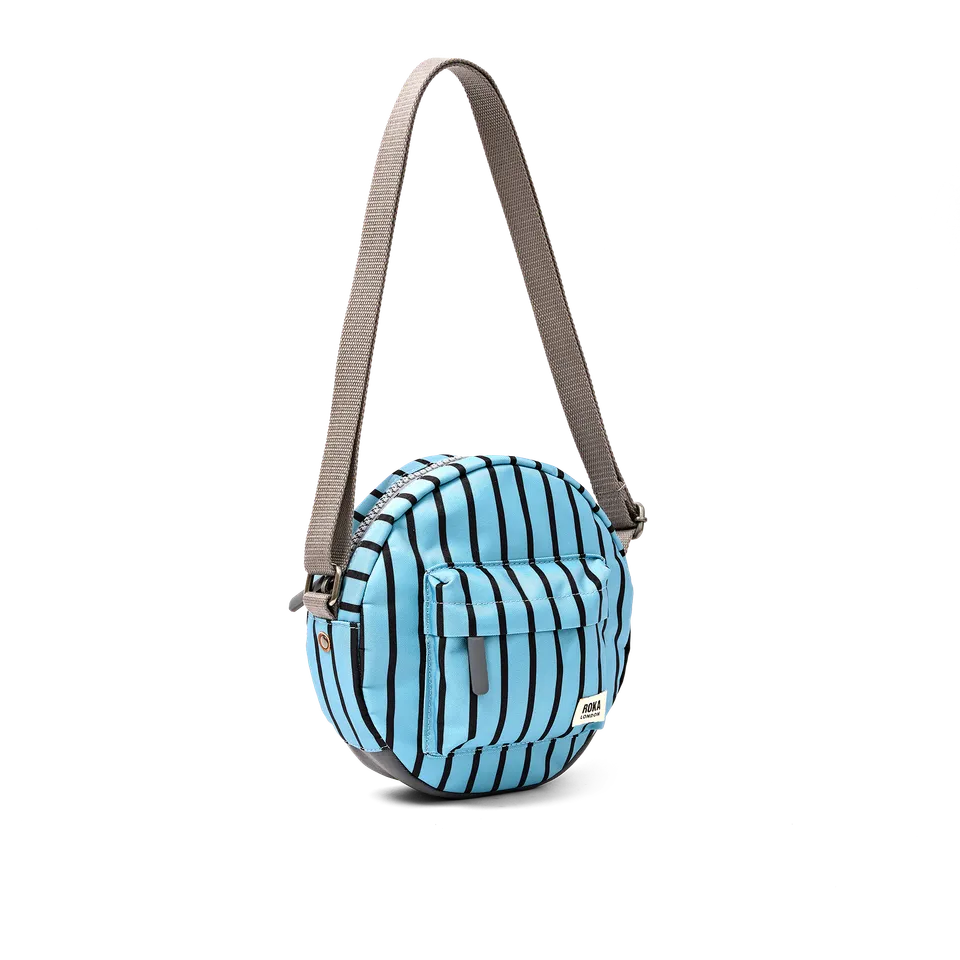 Roka London Paddington Small crossbody blue stripe 4,1 l