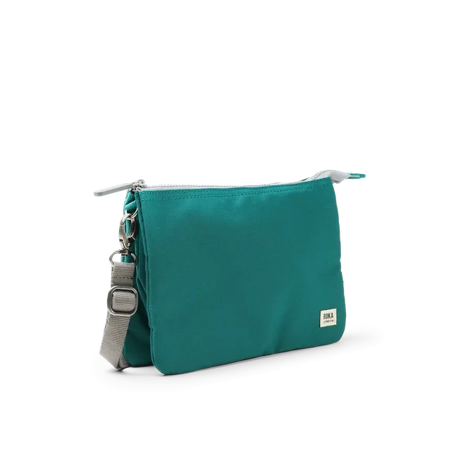 Roka London Carnaby Teal lommebokveske XL 0,5 liter