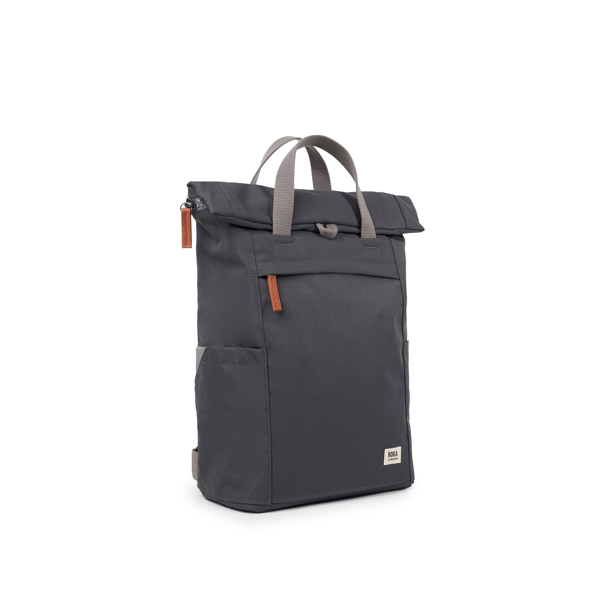 Roka London Finchley A ryggsekk small faded black værbestandig
