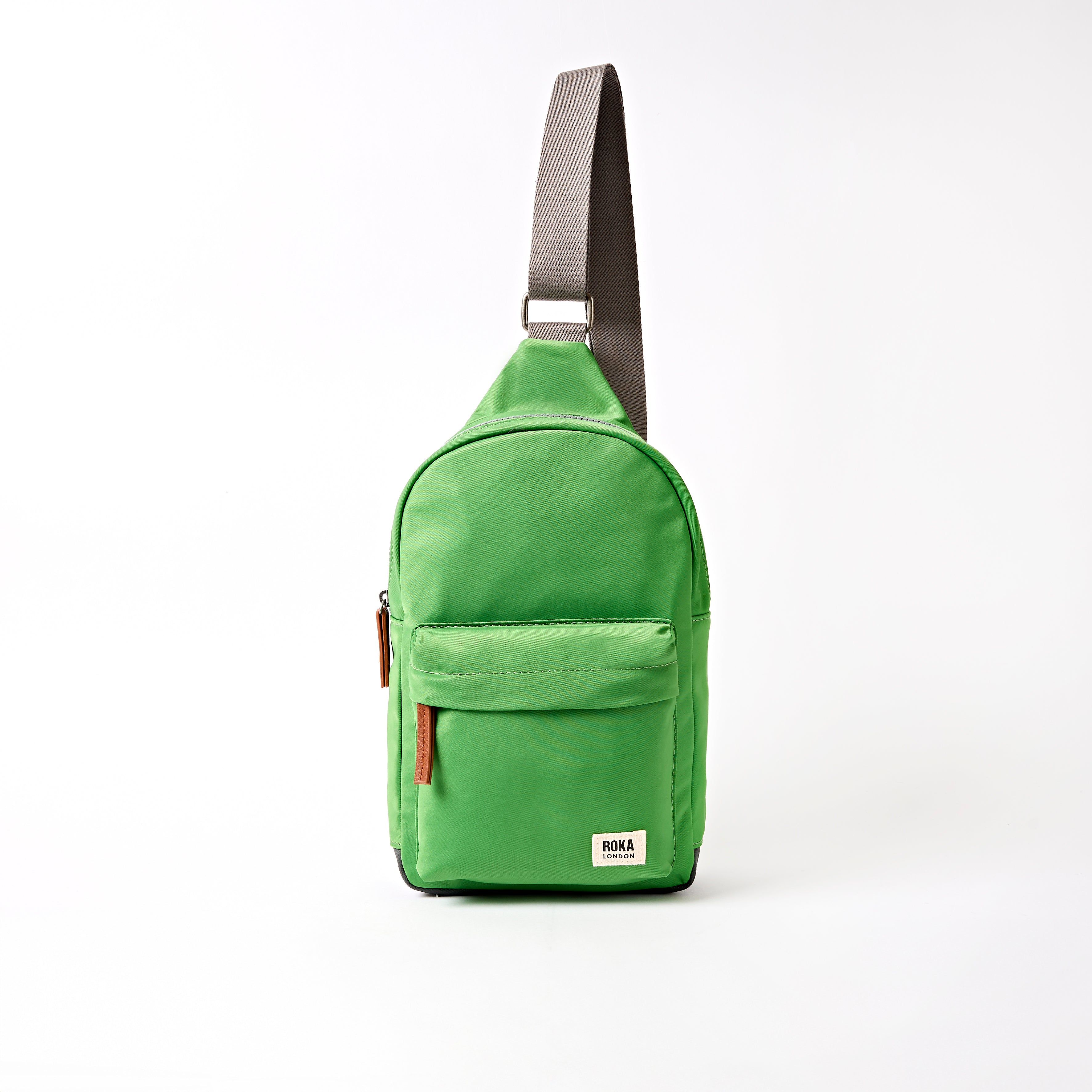 Roka London Willesden Large skulderveske Lime vannavstøtende